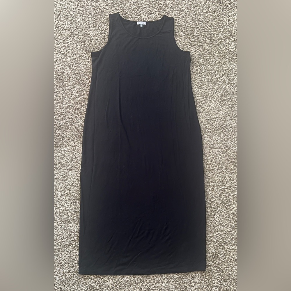 Habitat Medium Black Tank MIDI Dress